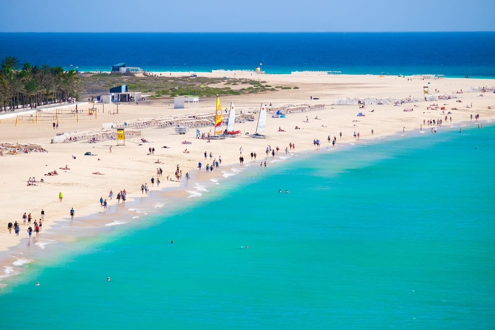 Playa del Matorral ist einer der schönsten Strände auf Fuerteventura