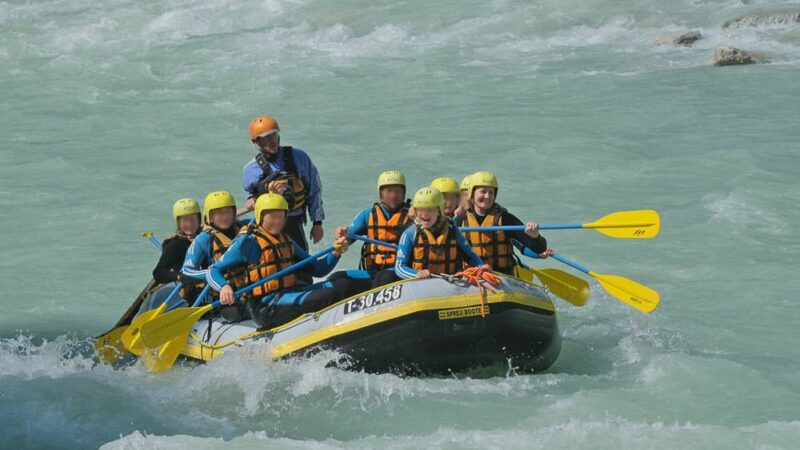 Rafting mit Kindern im Ötztal