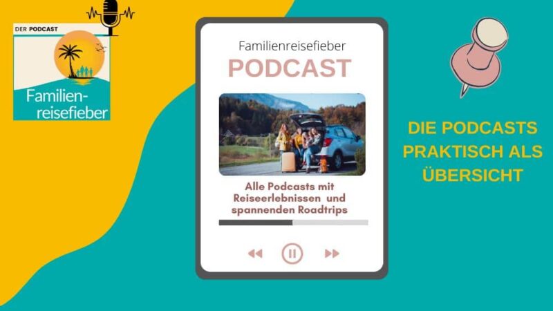 Familienreisefieber-Podcasts mit Reiseerlebnissen und Roadtrips